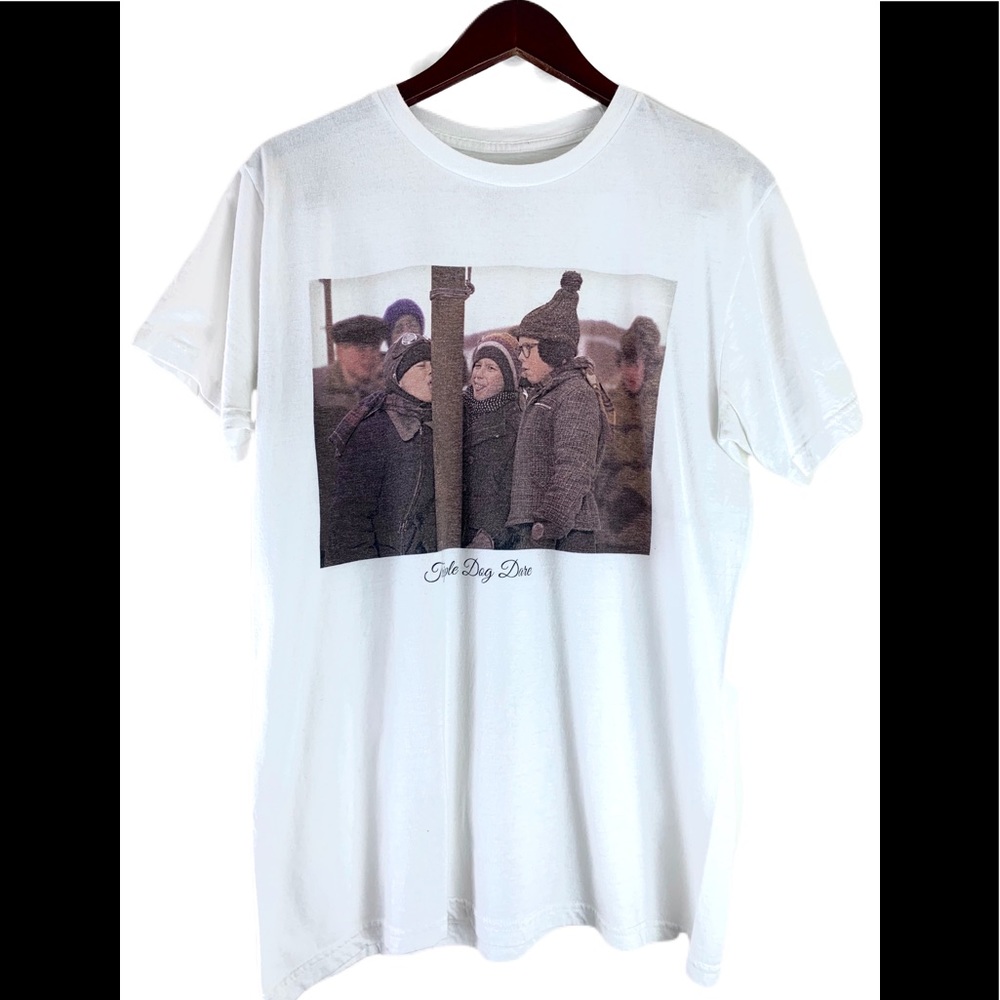 A Christmas Story Triple Dog Dare You Tee L